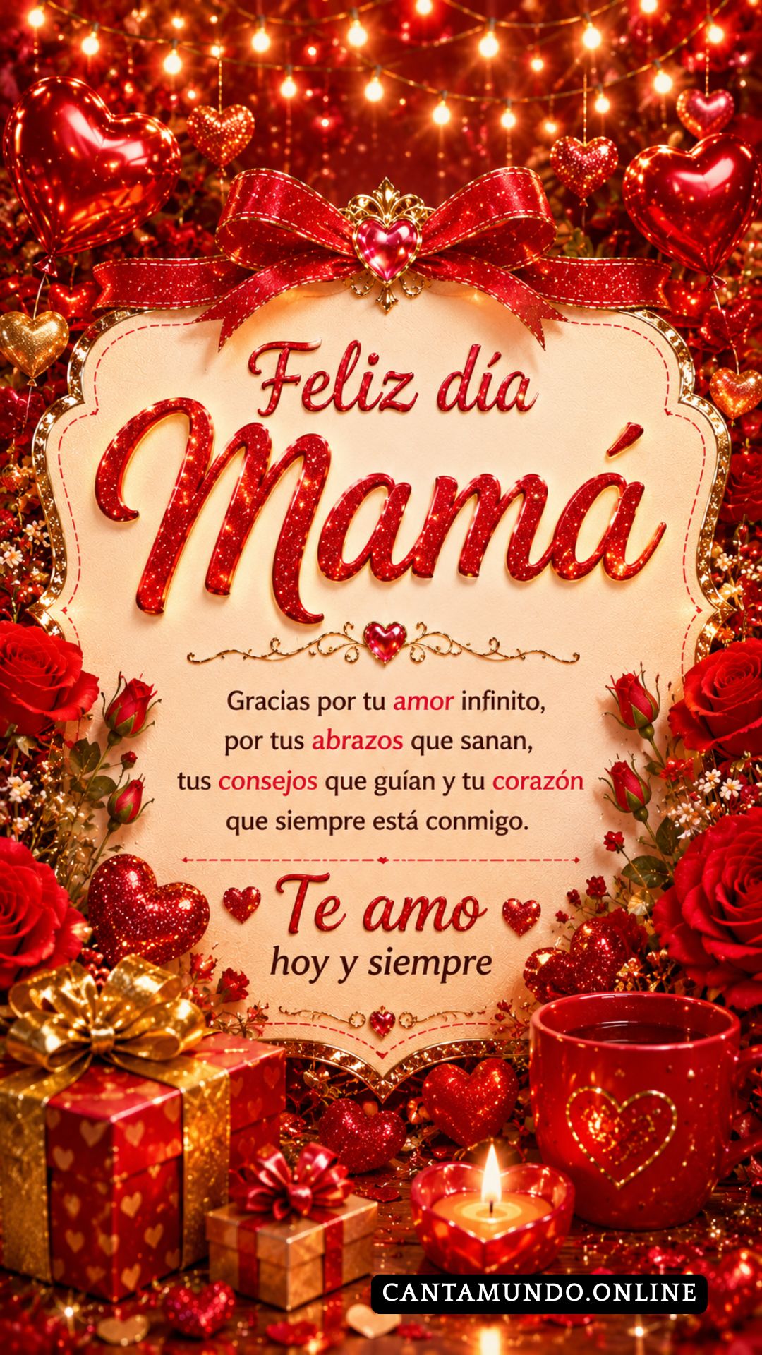 Tarjeta de Feliz dia Mamá