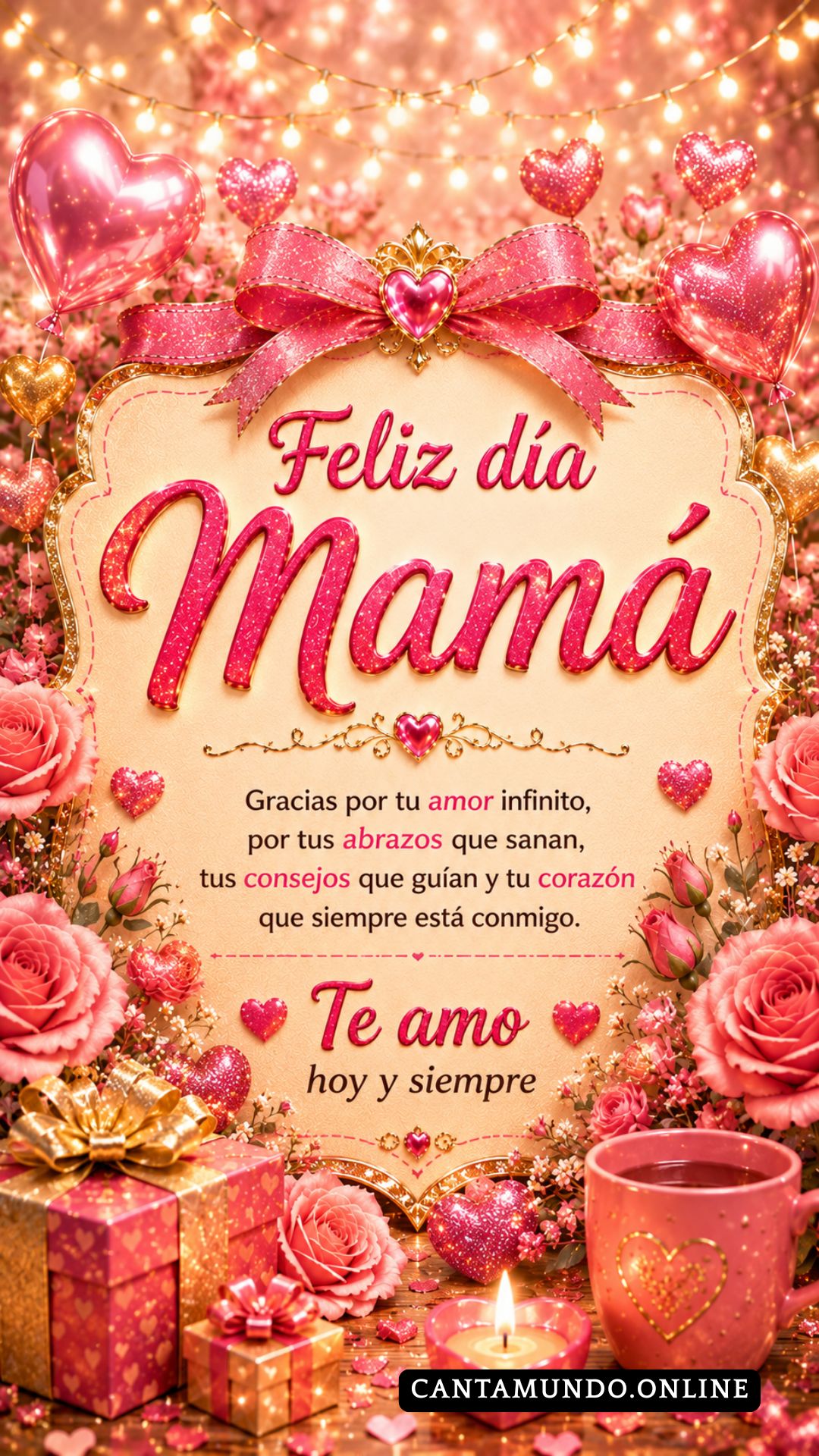 Tarjeta de Feliz dia Mamá